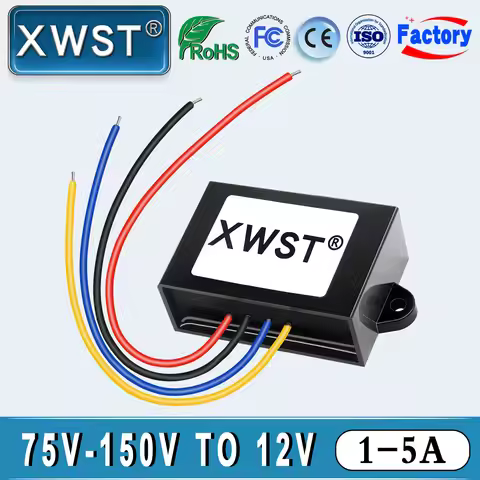 XWST Isolated DC DC Converter 75-150v 84V 96v 120v to 12v Step Down Isolation Buck Converter Power S