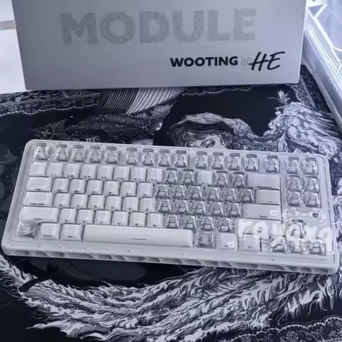 WWooting 80he Magnetic switch mechanical keyboard holy80 aluminum case Complete DIY set finished key