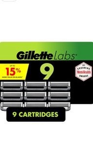 包順豐 | 吉列 Gillette Labs極光系列 剃鬚刀頭 9 刀頭