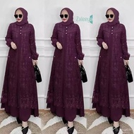 Original HAYYA DRESS NEW BRUKAT ML XL XXL XXXL DRESS BRUKAT HAYYA DRESS LUXURY PARTY GAMIS CRINKLE B