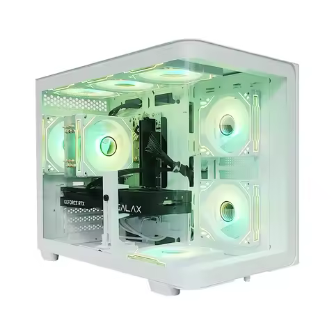 Gamer Processor Computer case New White 16gb Ram Ssd 1tb Hdd RTX4070 512GB Ssd All in One Gaming Com
