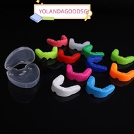 YOLANDAGOODSGJ Mouth Guard, 7 Colors Silicone Teeth Protection,  Professional Boxing Gum Shield Adul