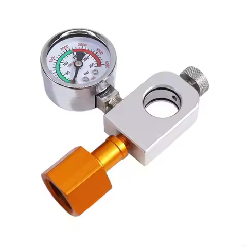 40JE CGA320 CO2 Cylinders Tanks Refill Adapters FillingStation Adapters 3500psi Gauges