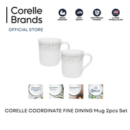 CORELLE COORDINATE FINE DINING Mug 2pcs Set 2MG1-FID-SG