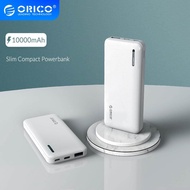 ORICO Slim Portable Power Bank 10000mAh for Mobile Phone USB Type C External Battery For iphone Xiaomi Battery Charging