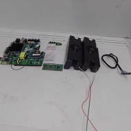 FUKIZU FU-43H8-MT 43" TV MAIN BOARD, TCON, POWER BUTTON, LVDS CABBLE, RIBBON CARD, BACKLIGHT AND SPE