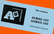 ALMAZ-103 相機俄羅斯單眼 Pentax-K 說明書英文手冊
