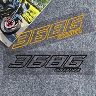 1PC  "368G Adventure" Bold Font Car Motorcycle Sticker Set Adventure Auto Moto Decor