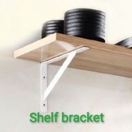 Heavy duty shelf wall bracket DIY | besi L shape rak kayu buku toilet design