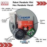 Promo Paket Parabola Dish 45 cm Nex Parabola Merah Dangdut Limited