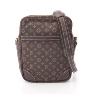 [二手] 路易威登LOUIS VUITTON單肩包 Pochette Danube Monogram Mini Lin Ebene M95228ブラウン帆布皮革 Danube PM 女士