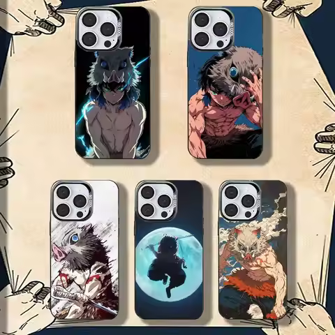 Anime H-Hashibira Inosukes Phone Case For iPhone 16,15,14,13,12,11,8,7,Pro,Max,Plus,Mini,XS,SE Shock