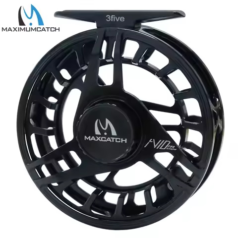MAXCATCH AVID PRO Nymph Fly Reel Full Frame CNC-machined Large Arbor Fly Fishing Reel for Euro Nymph