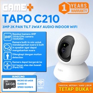 TP-LINK TAPO C210 3MP 2K PAN TILT 2WAY AUDIO INDOOR WIFI CAMERA OFFICIAL FREE MICRO SD 64GB