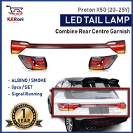 PROTON X50 (2020-2025) V3 DYNAMIC TAIL LAMP WITH REAR CENTRE GARNISH / PROTON X50 TAIL LAMP WITH REA