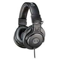 Audio-Technica M30X 高級密封式監聽耳機 - 黑色 | 40mm驅動單元 | 優良中音頻分析力 | 香港行貨