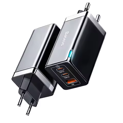 Baseus GaN 65W USB C Charger Quick Charge 4.0 3.0 QC4.0 QC PD3.0 PD USB-C Type C Fast USB Charger Fo