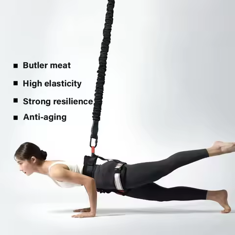 2024 Hot Sale Jumping Safety Indoor Bungee Jumping Rope Fitness Set Hanging Yoga Bungee Jumping Rope