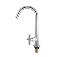 Global House HAFELE ก๊อกเดี่ยวอ่างล้างจานฝังบนเคาน์เตอร์ RINA 485.50.006 สีโครเมี่ยม รับประกันของเเท