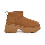 csx910-UGG 2024 New Style UGG Fur-Lined High Heel Fleece Lining Thick Snow Boots - Women