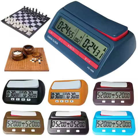 Professional Chess Digital Timer Chess Clock I-GO Count Up Down Board Game Clock Digital Electronic 