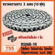 RS06B-1R Single chain Transmission Steel Industrial No. 06B (Transmission Roller chain) Size 3 Meter