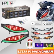 LC135 V1 Mata Gaban Lampu Dada LC V1 Signal Light Pilot Lamp With Remote Control 7 Colors Adjustable