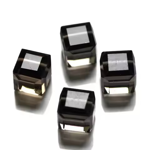 AAA 6X6mm Square Shape Austrian Crystal Beads 50pcs/lot Square Glass Loose Spacer Bead for Jewelry B