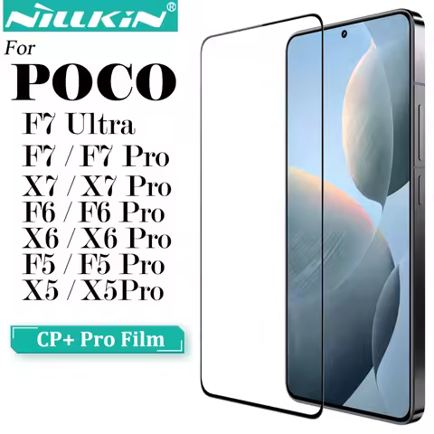 Nillkin for Poco X7 Pro F7 Ultra F7 Pro X6 Pro F6 Pro F5 Pro X5 Pro Tempered Glass Full Cover Screen