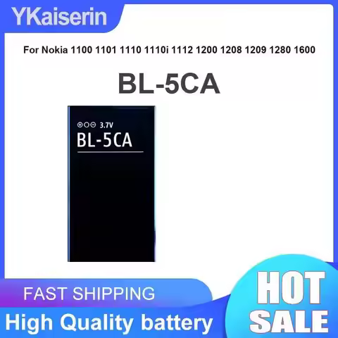 Mobile Phone Battery 900Mah For Nokia 1100 1101 1110 1110I 1112 1200 1208 1209 1280 1600 BL-5CA Stro