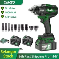 TANZU 21V  Cordless Impact Wrench 1000N.M HighTorque Wrench 1/2" Drive Heavy Duty BL Motor  TZ-W1000