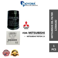 MITSUBISHI TRITON 2.4cc NEW OIL FILTER 1230A182