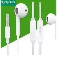 Earphone OPPO A3 Pro Reno 2 2F 3 4 5 6 7 A18 A17 A53 A57 A92 A98 HALF EAR EARPHONE MH150 3.5MM Hi-Re