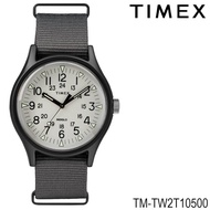 Timex TW2T10500 นาฬิกาข้อมือผู้ชายและผู้หญิง สายไนล่อน สีเทา
