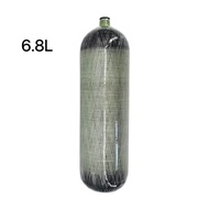 ☏6.8L CE 4500Psi 300Bar Carbon Fiber Gas Cylinder Diving Tank M18*1.5 Thread Pcp Air Tank for Sc ♨⊰