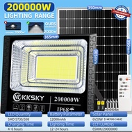 KKSKY ไฟโซล่าเซลล์ 5000W 20000W 80000W solar light ไฟภายนอกอาคาร ไฟสปอร์ตไลท์ ไฟฟลัดไลท์ สว่างสุดแรง