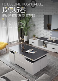 3D火燒石升降茶几餐桌