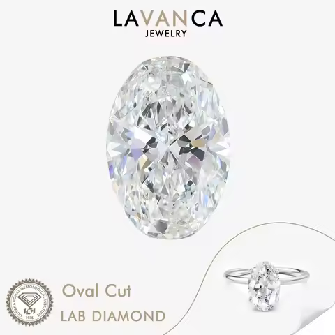 Oval Cut 0.5-6.0carat Lab Created Diamonds IGI Certificate HPHT/CVD Laboratory Grown Diamond D/E Col