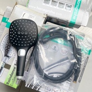 Hansgrohe 26520670花灑頭黑色套裝Raindance Select E Hand shower 120 3jet