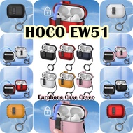 READY STOCK!For HOCO EW51 Case Simple Color Series Cover Soft Silicone Earphone Case Casing Cover