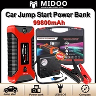 99800Mah Car Jumper Car PowerBank Multi function Car Pump Starter Car Tyre Jumper Kereta Car Emergen