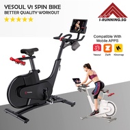 Yesoul V1 Magnetic Spin Bike ★ 10kg Flywheel ★ Official Sole SG Distributor ★ Magnetic Resistance ★ Exercise Bike