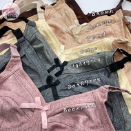 VictoryMall Middle-Aged Wireless Bra Women Full Cup Coverage Bra Baju Dalam Wanita Tiada Besi Tiada 