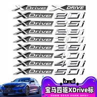 BMW Four-Wheel Drive Car Logo Labeling Xdrive Word Logo X5 X6 x7 X3 X4 Car Logo Modified Xdrive28i 3