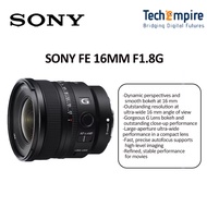 Sony FE 16mm F1.8 G full-frame ultra-wide prime lens - SEL16F18G