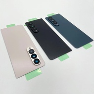 For Samsung Galaxy Z Fold 4 F936 F936B Glass Back Rear Battery Cover Housing Replacement With Camera