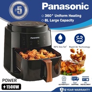 Panasonic Air fryer 8L Oil-free fryer Air fryer Large-Capacity Touch Screen Multifunction Oven Oil F