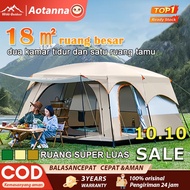 TENDA Camping Tent 4 - 15 Person Portable Waterproof Camping Tent Large Camping Tent
