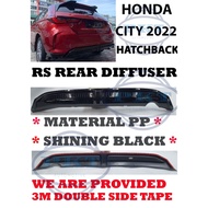 Honda City 2022 HATCHBACK RS Rear Diffuser