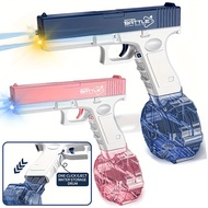 1pc, Electric Water Gun, Shooting Range Up to 9.75 meter Super One-Button Automatic Water Gun 434CC 